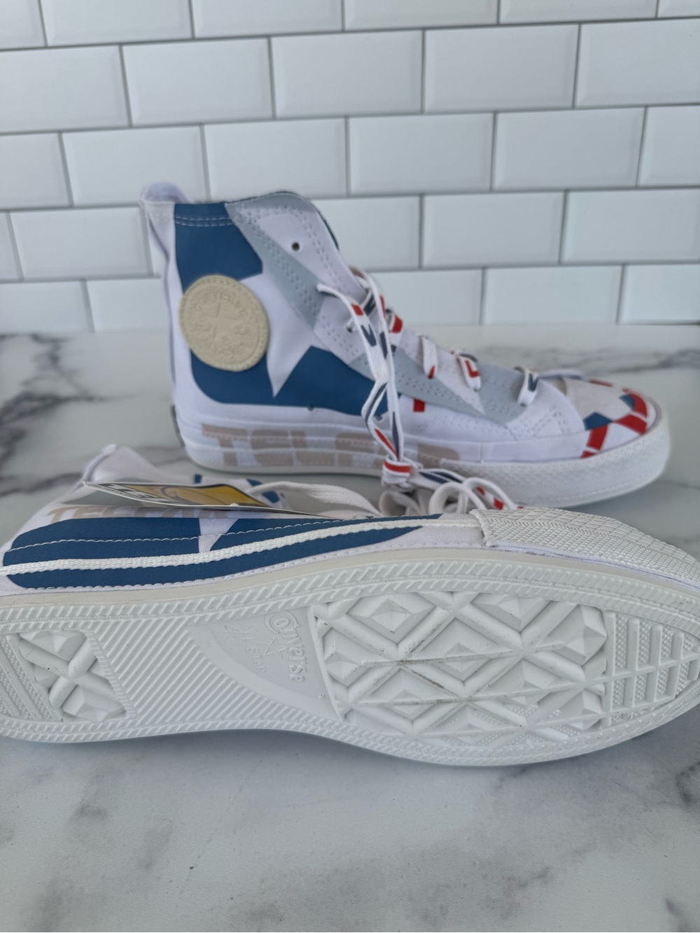 Converse x Telfar Chuck 70 High - ‘Archival Star Print’ - Picture 3 of 4